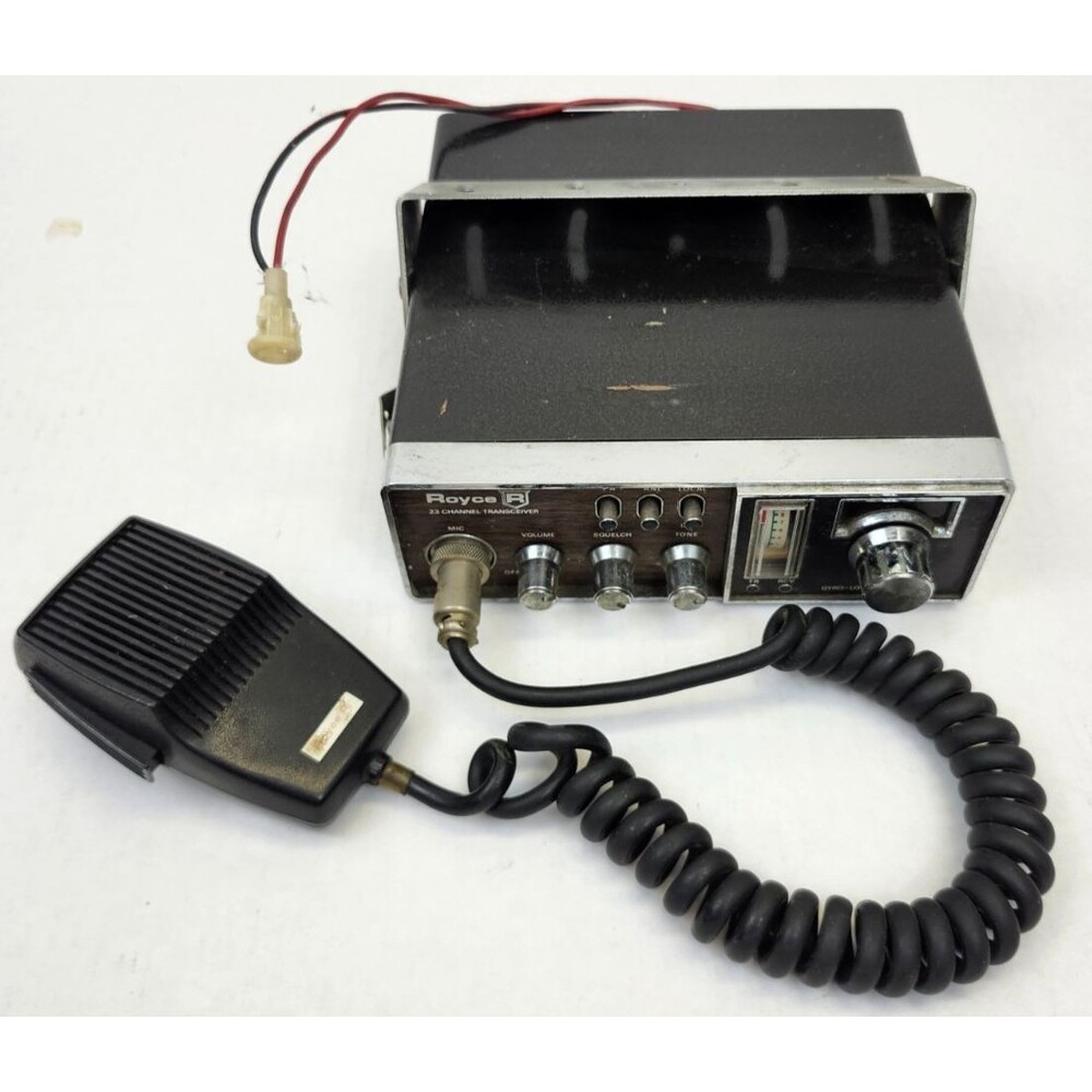 Royce 23 Channel CB Radio Model 1-612 Untested